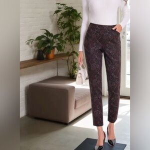 Chic Paisley Women's Straight Leg Pants